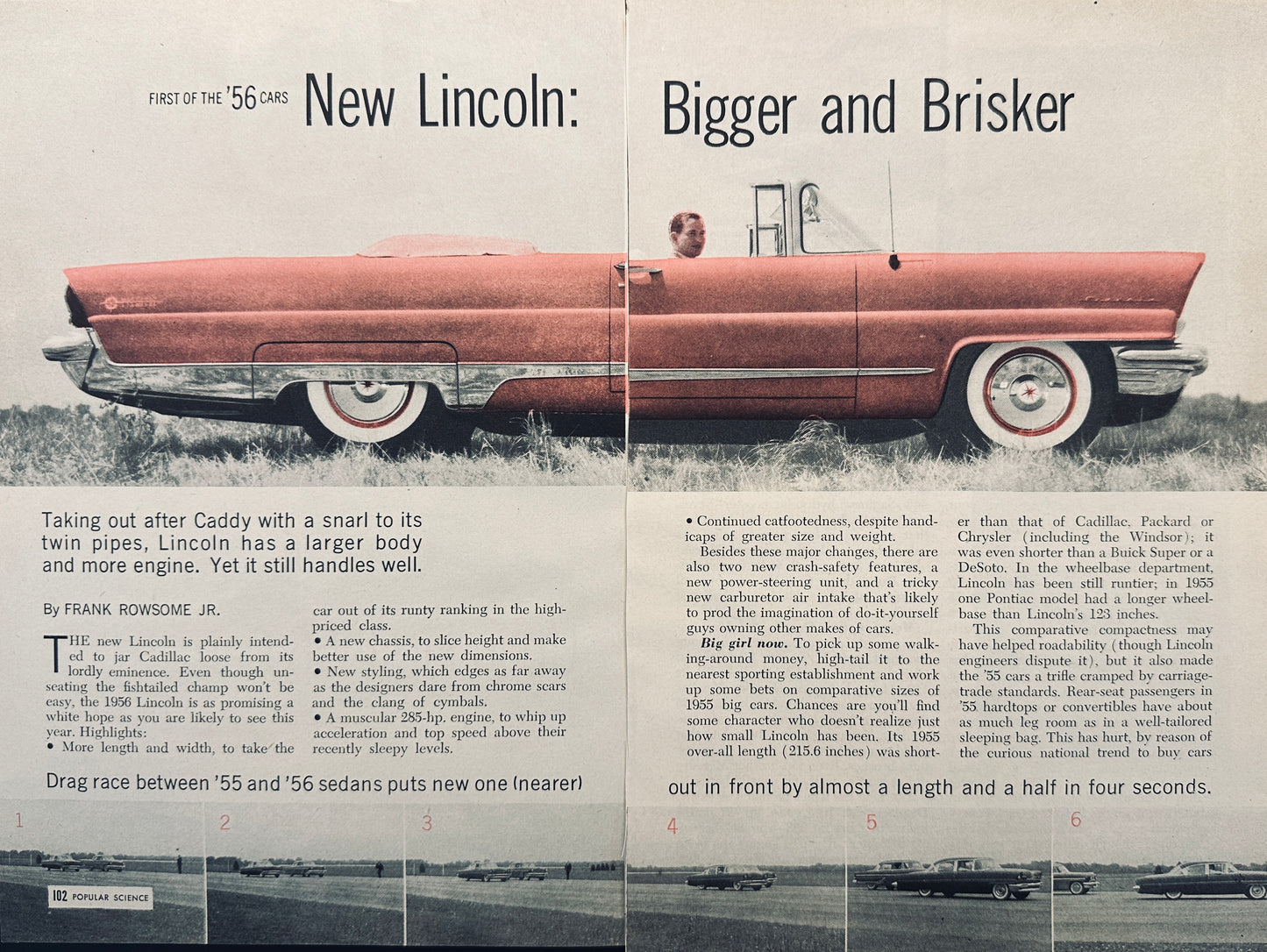 1956 Cars - Sneak Peek - Multi-page Magazine Article