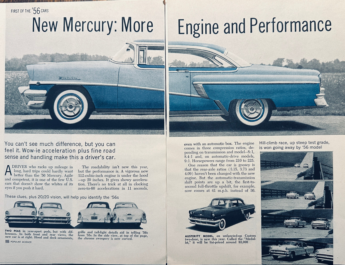 1956 Cars - Sneak Peek - Multi-page Magazine Article