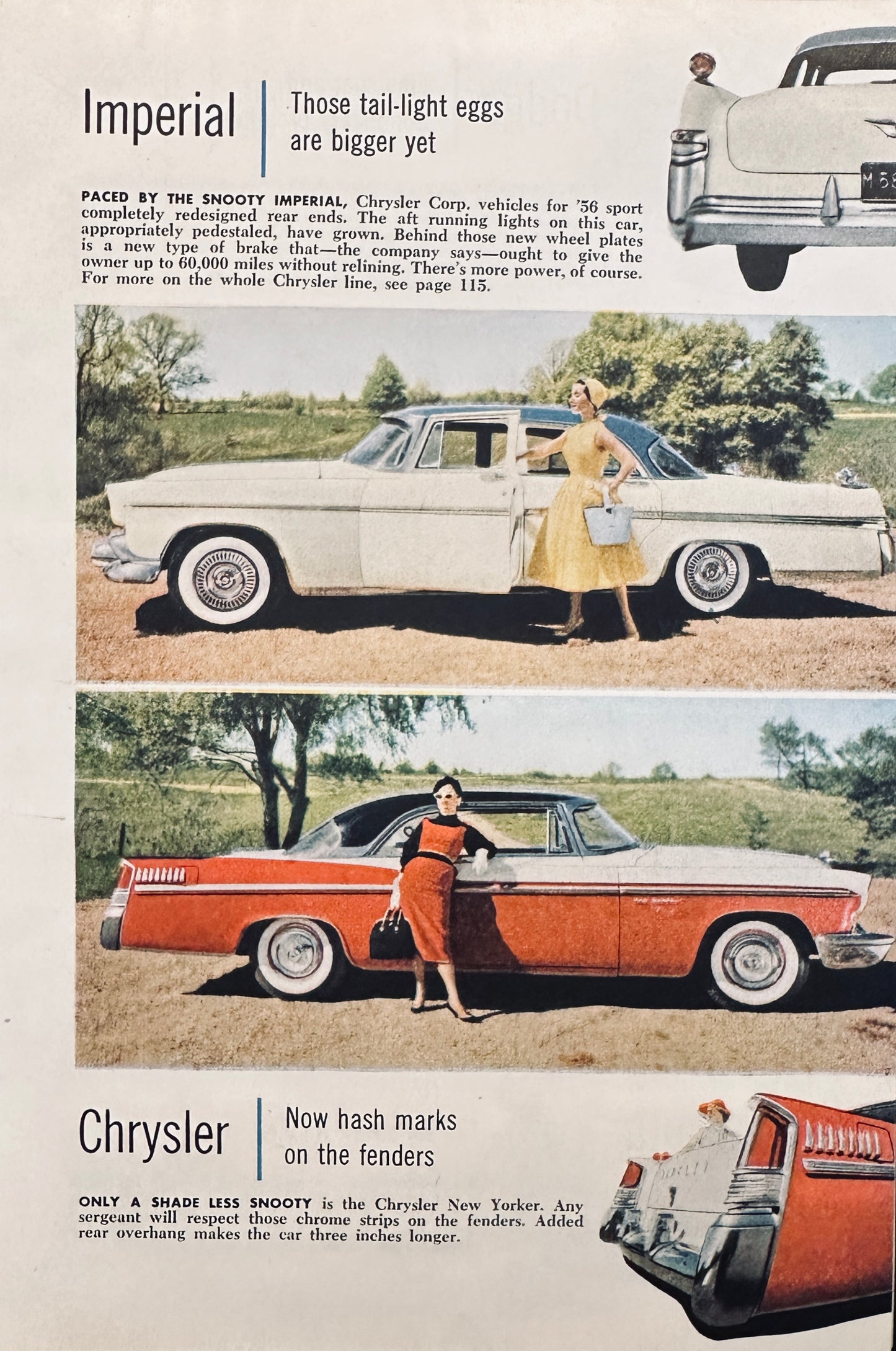 1956 - A Gallery of 1956 Cars - Continental, Cadillac, Dodge, Pontiac & More