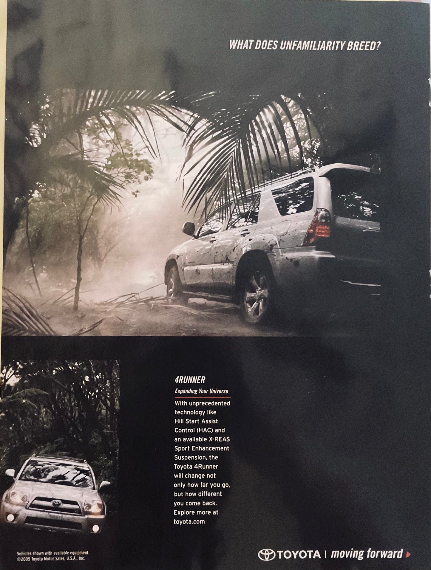 2005 Toyota 4Runner Magazine Ad - Expanding your Universe