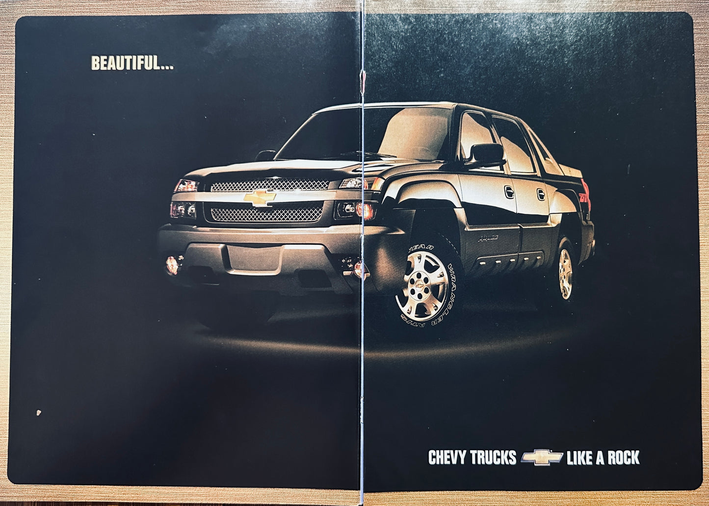 2001 Unique Multi-fold  Multi-page Chevrolet Trucks Magazine Insert