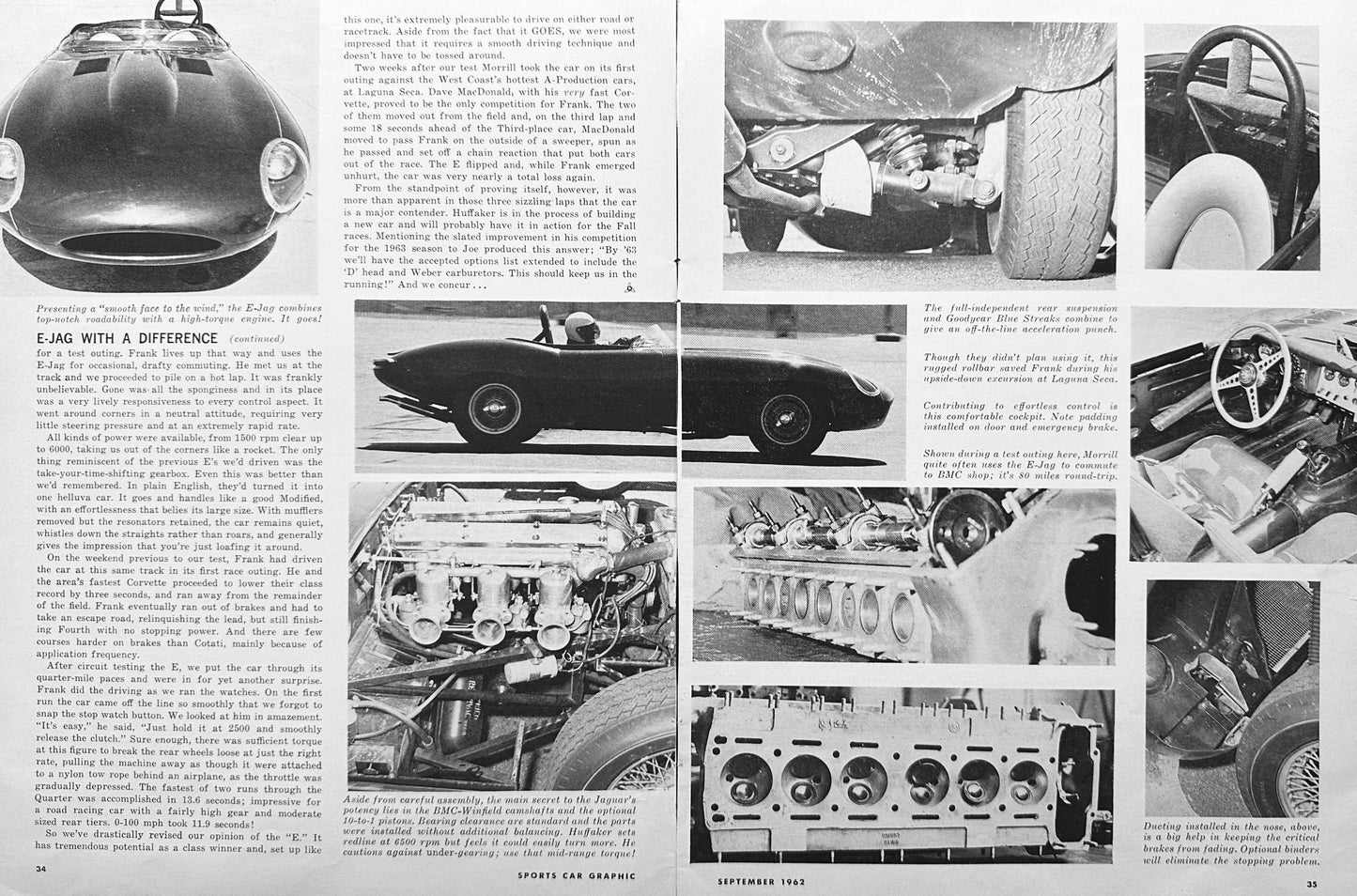 1962 E-Jag with a Difference Magazine Feature Article