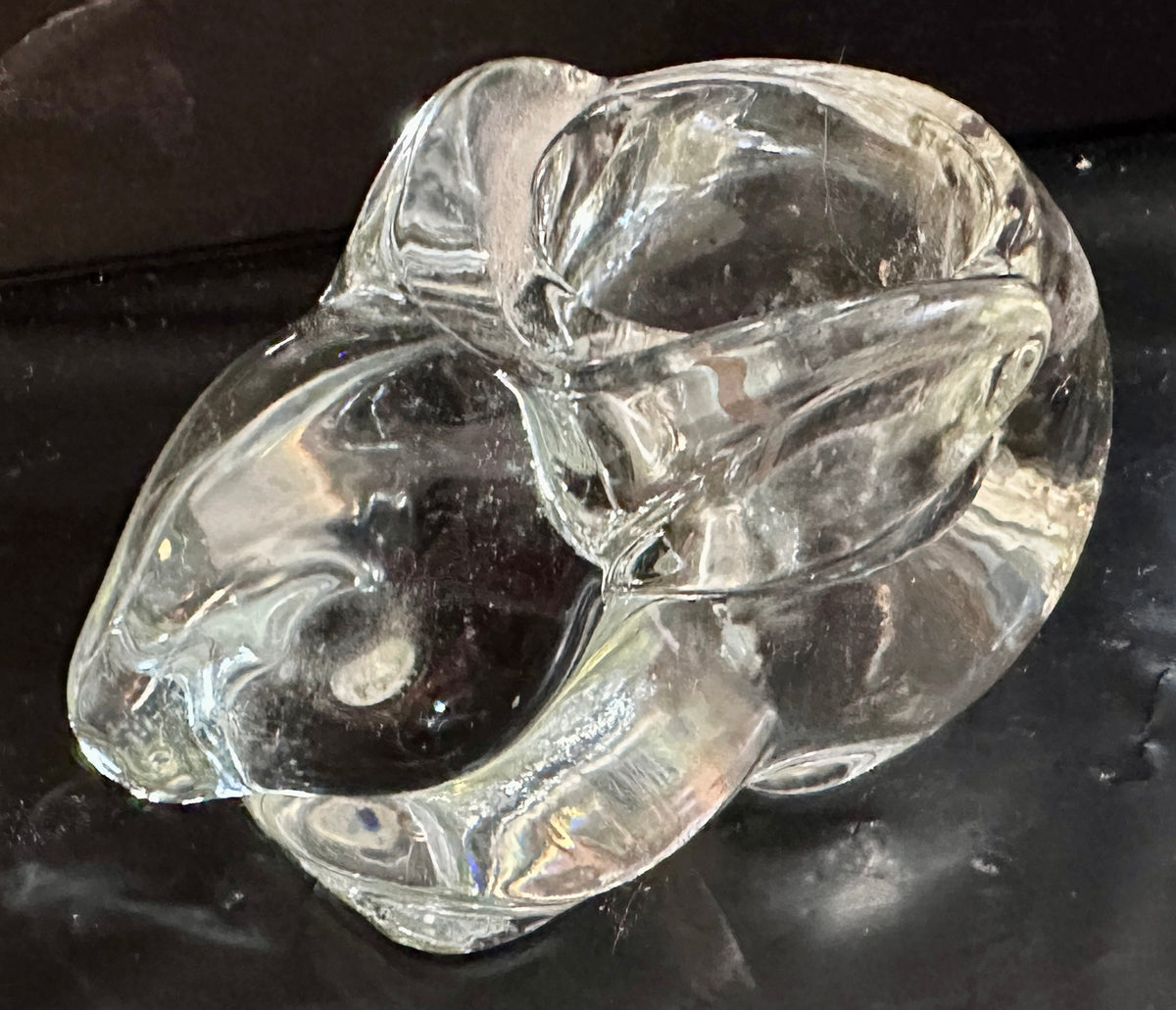 Unmarked Clear Votive Candle Holder - Bunny Rabbit