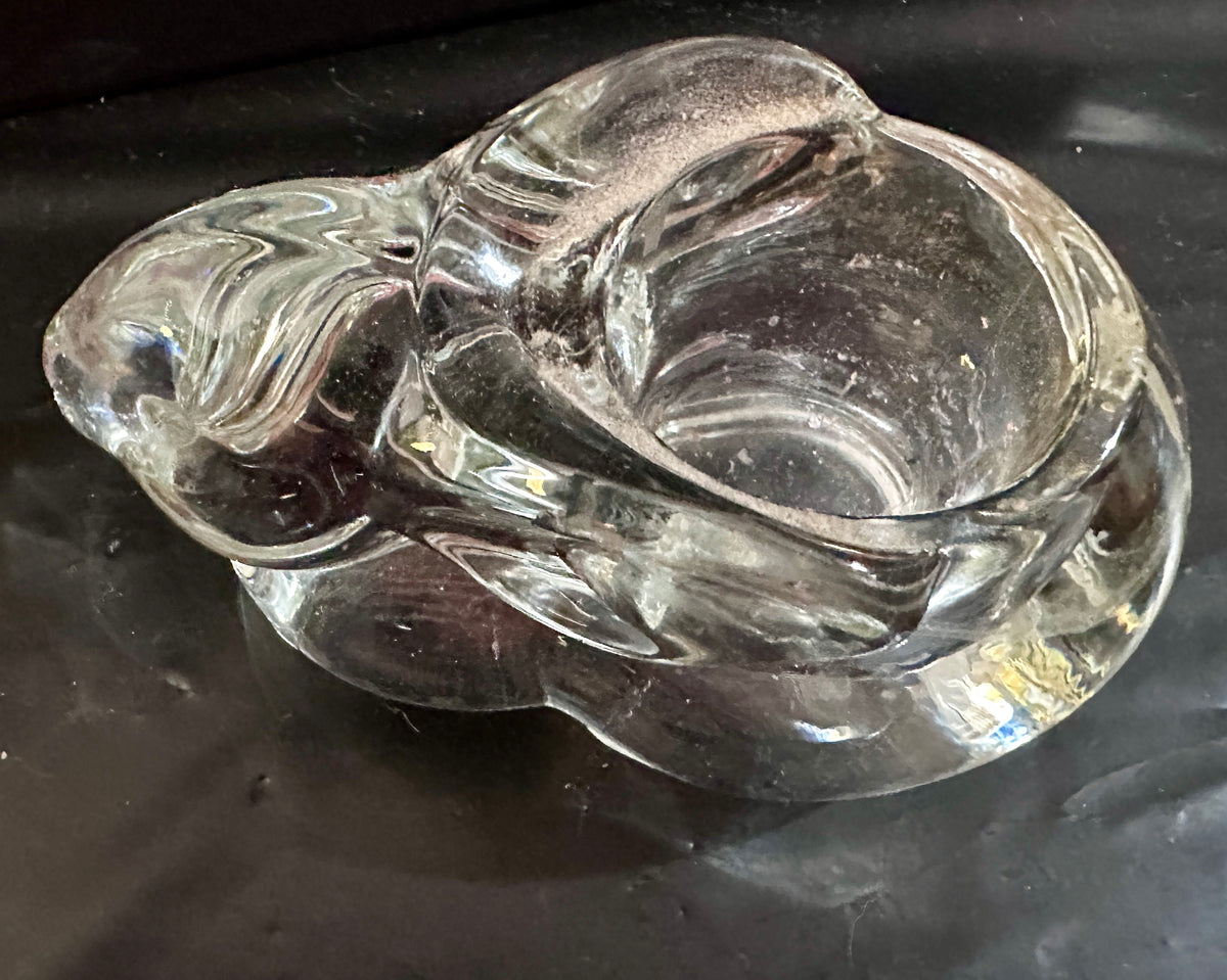 Unmarked Clear Votive Candle Holder - Bunny Rabbit