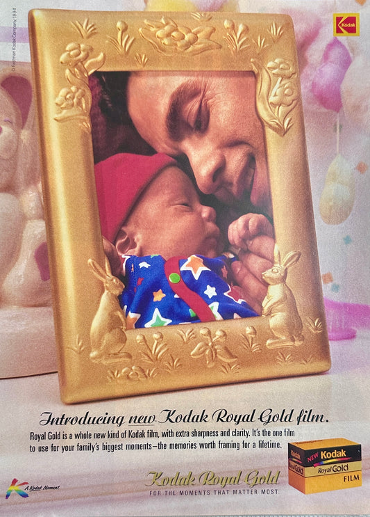 1994 Kodak Royal Gold Film Promotional Magazine Ad