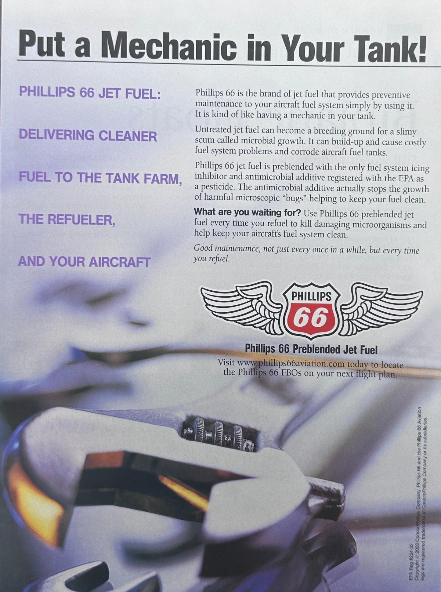 2004 Phillips 66 - Put a Mechanic in Your Tank!