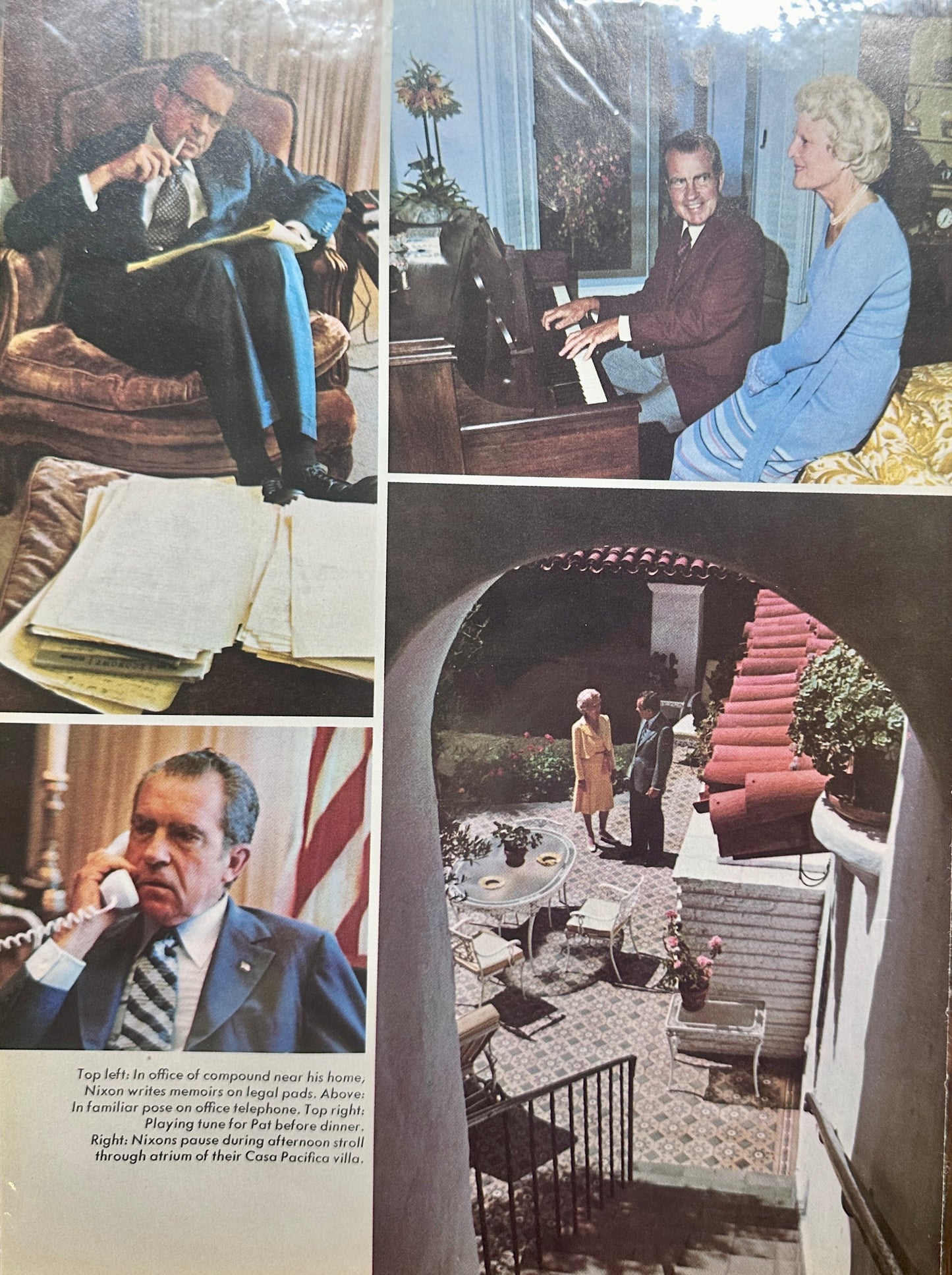 1976 Richard & Pat Nixon Post Presidency Pictures