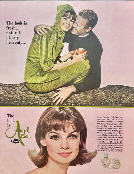 1964 Angel Face Makeup by Ponds & Ivory Soap  Magazine Ads