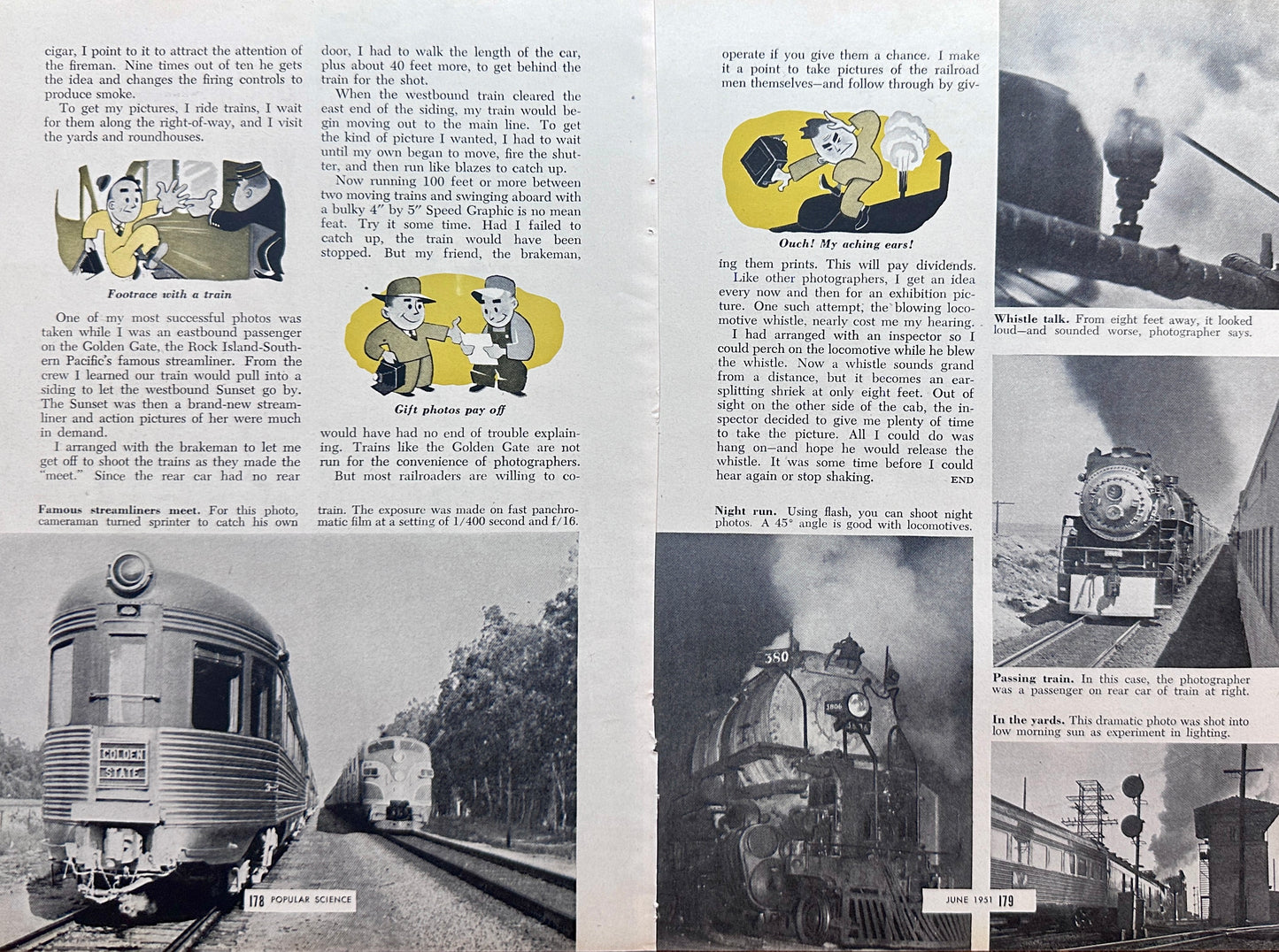 1951 HIghballing with A camera - Magazine Article - Train Photography