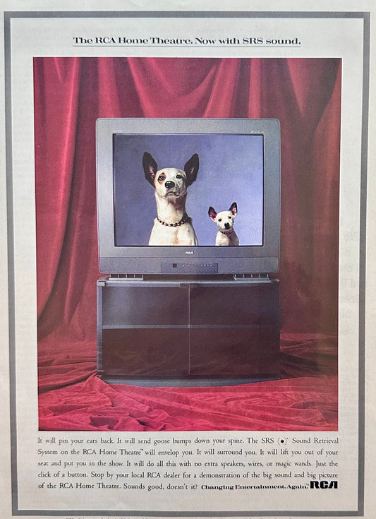 1992 RCA Television - Home Theatre with Surround Sound - Promo Ad