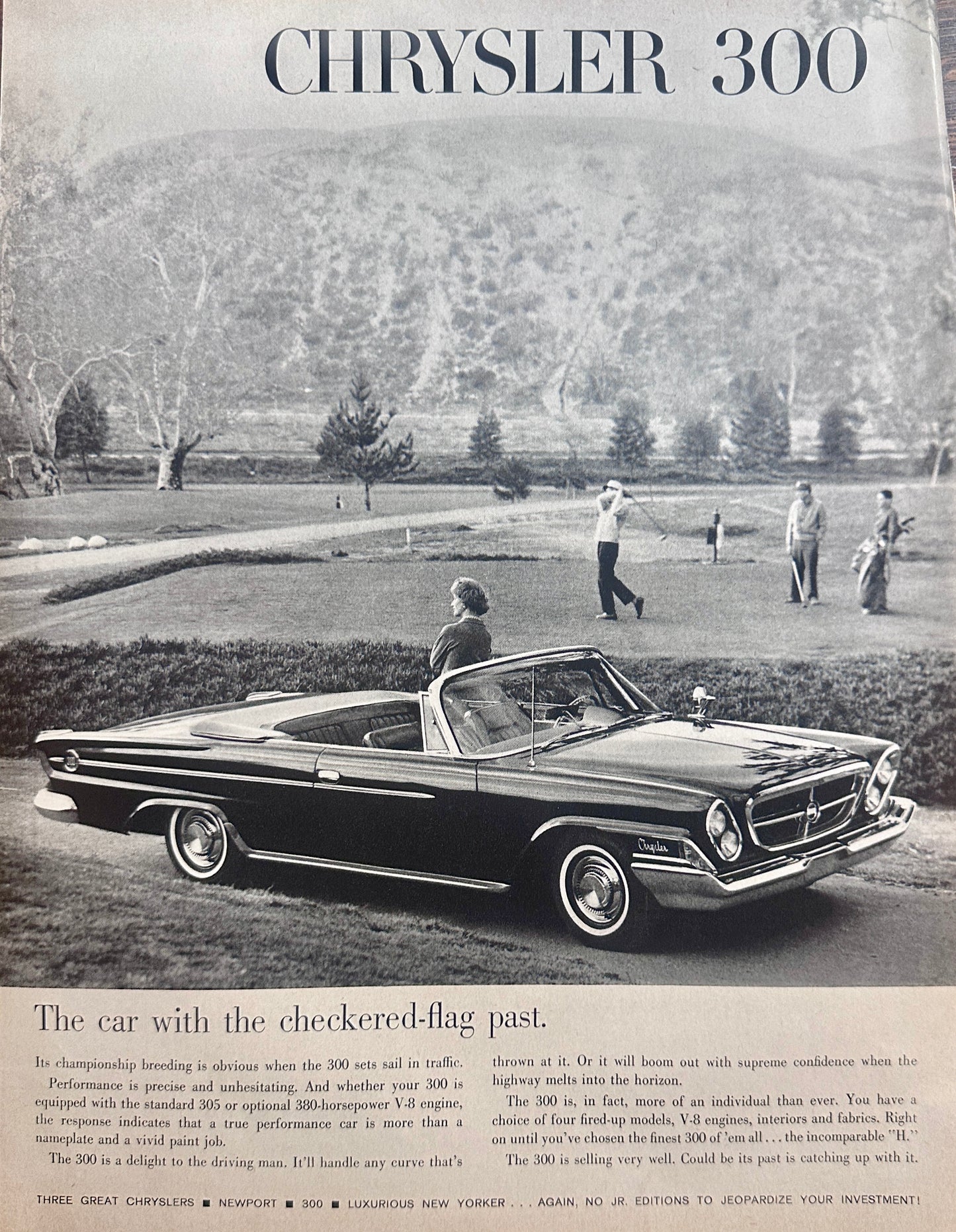 1962 Chrysler 300 (G?) Vintage AD #1622