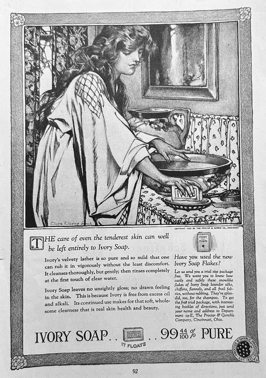 1920 Ivory Soap & Hart Schaffner & Marx Men's Clothing Ads #N1242