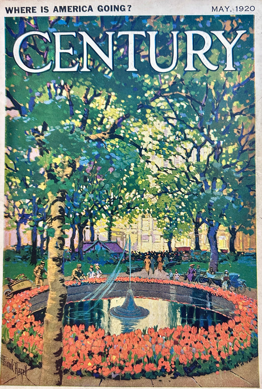 1920 Masterpiece Ad Of Yesteryear - Where is America Going? Ad #N1225