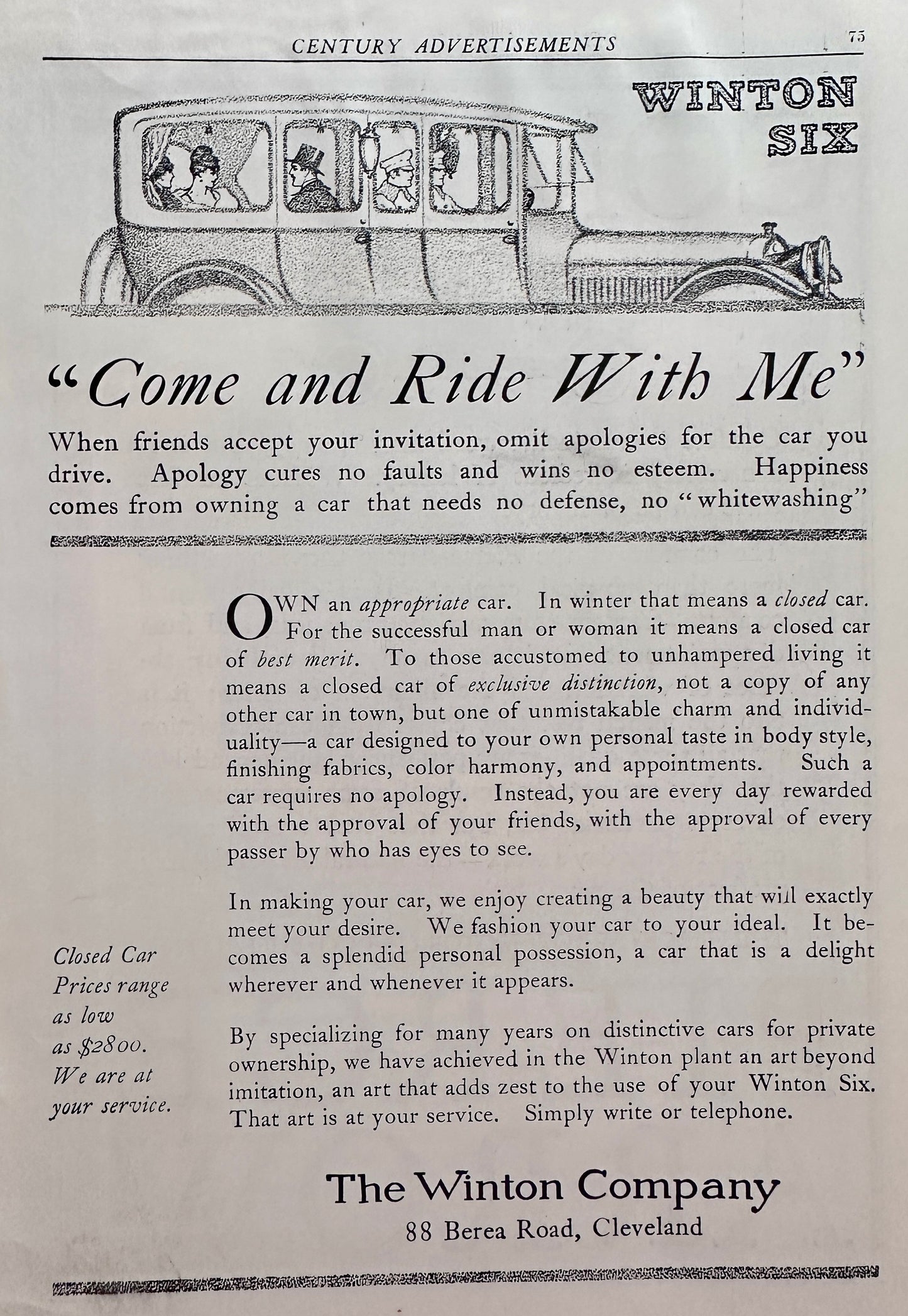 1916 Dual Automobile Ads from Pierce Arrow and Winton Co Ad #N1431