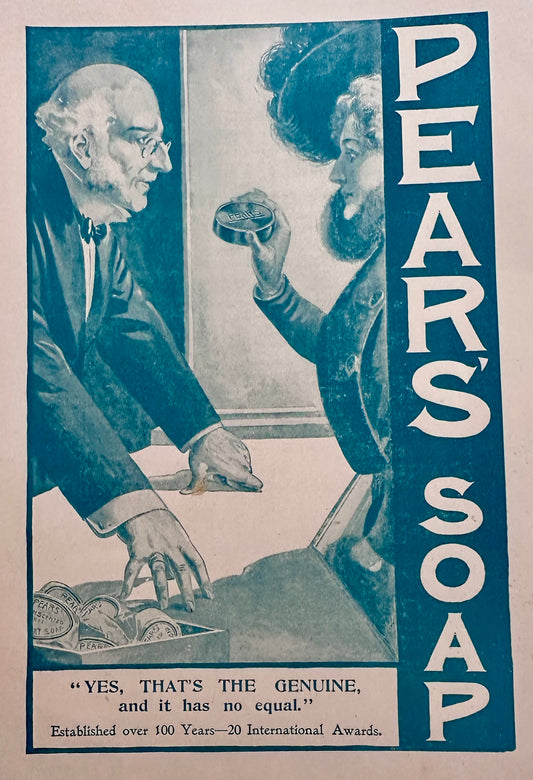 1898 Pear's Soap  "Yes That's The Genuine"  AD #N1453