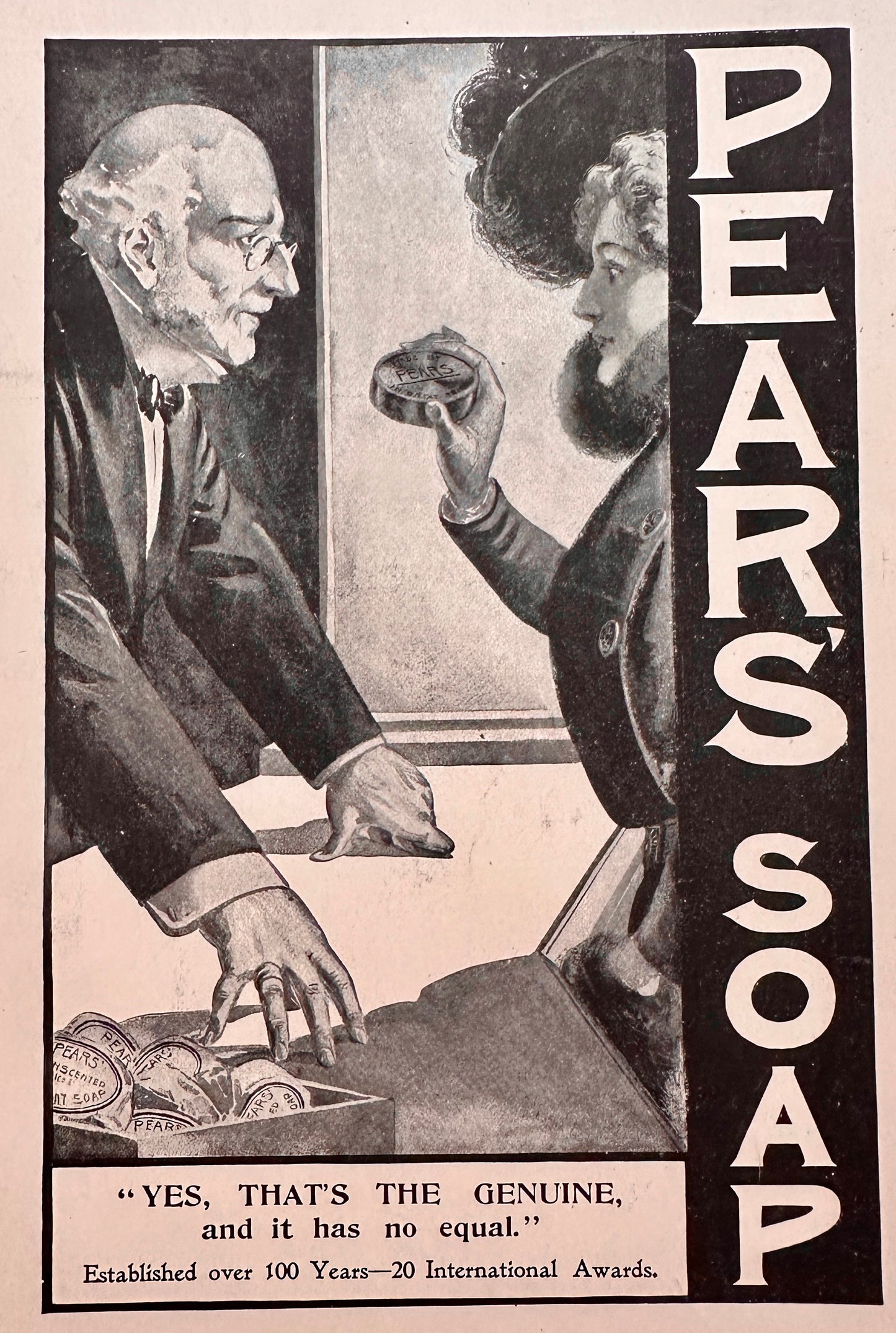 1898 Pear's Soap  "Yes That's The Genuine"  AD #N1453