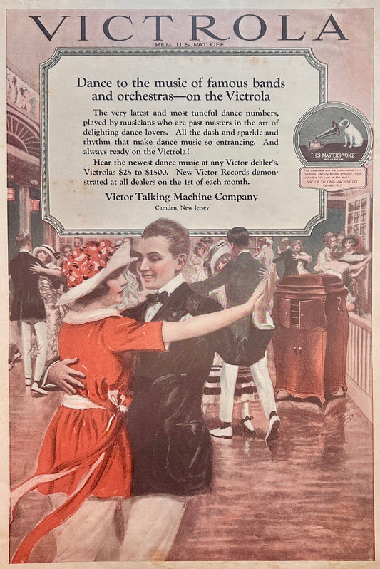1919 Victrola - Dance Numbers - Victor Talking Machine Ad #191