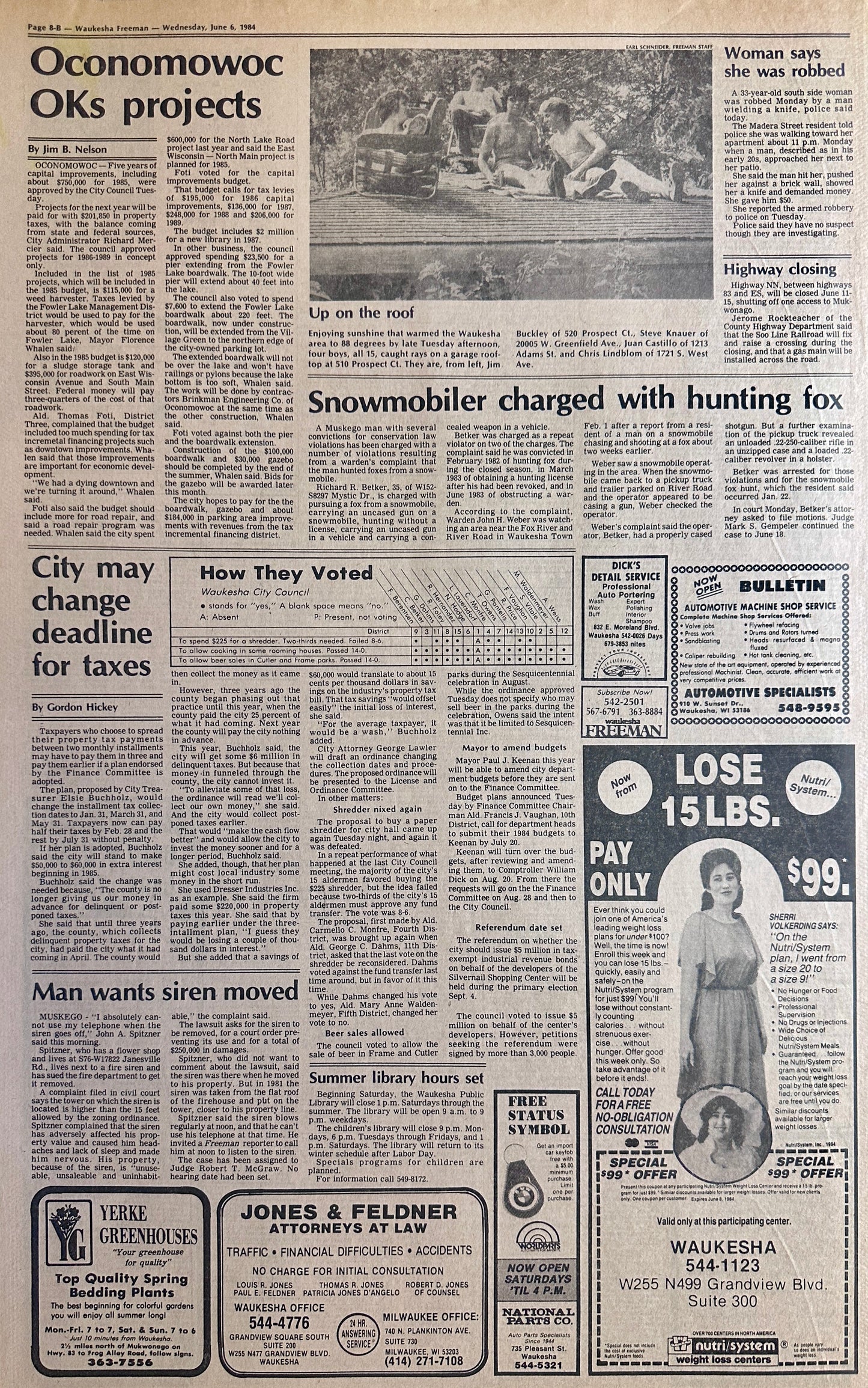 1984 Tribute to June 6, 1944 - Waukesha Freeman - HH0004 Historic Headlines