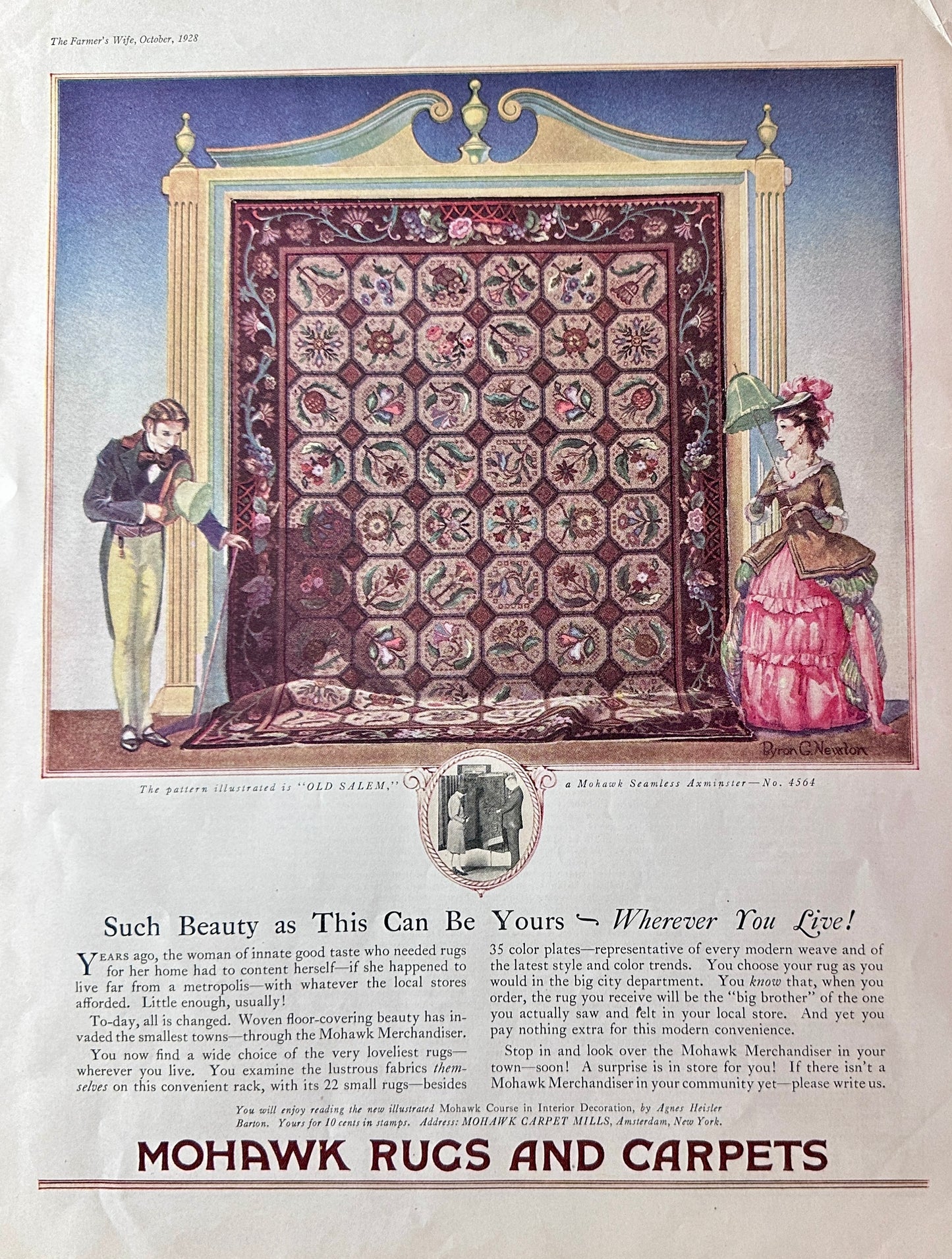 1918 - 1928 Antique Flooring Ads Set #1734