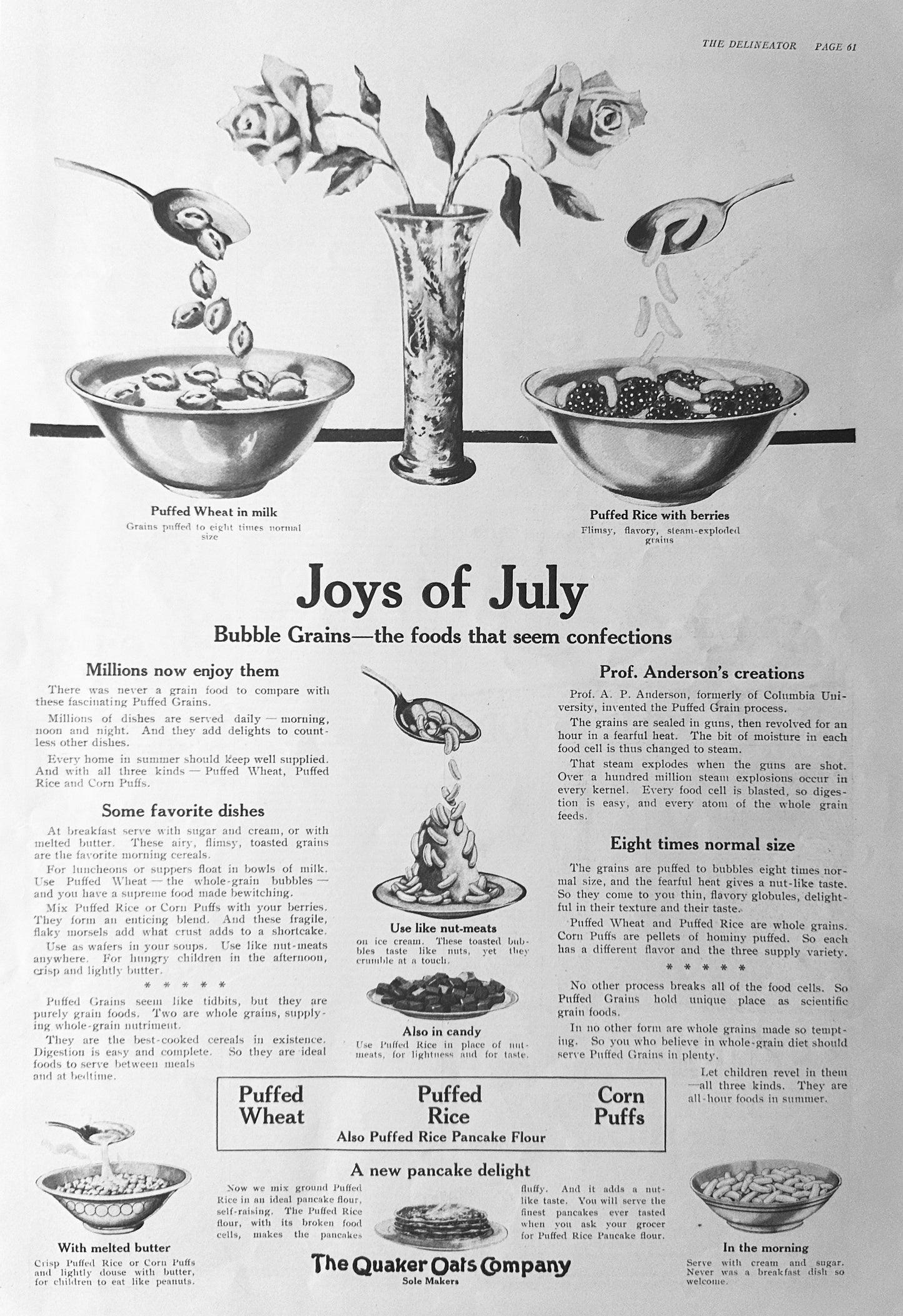 1920's Early Cereal Advertisement Lot # 1744