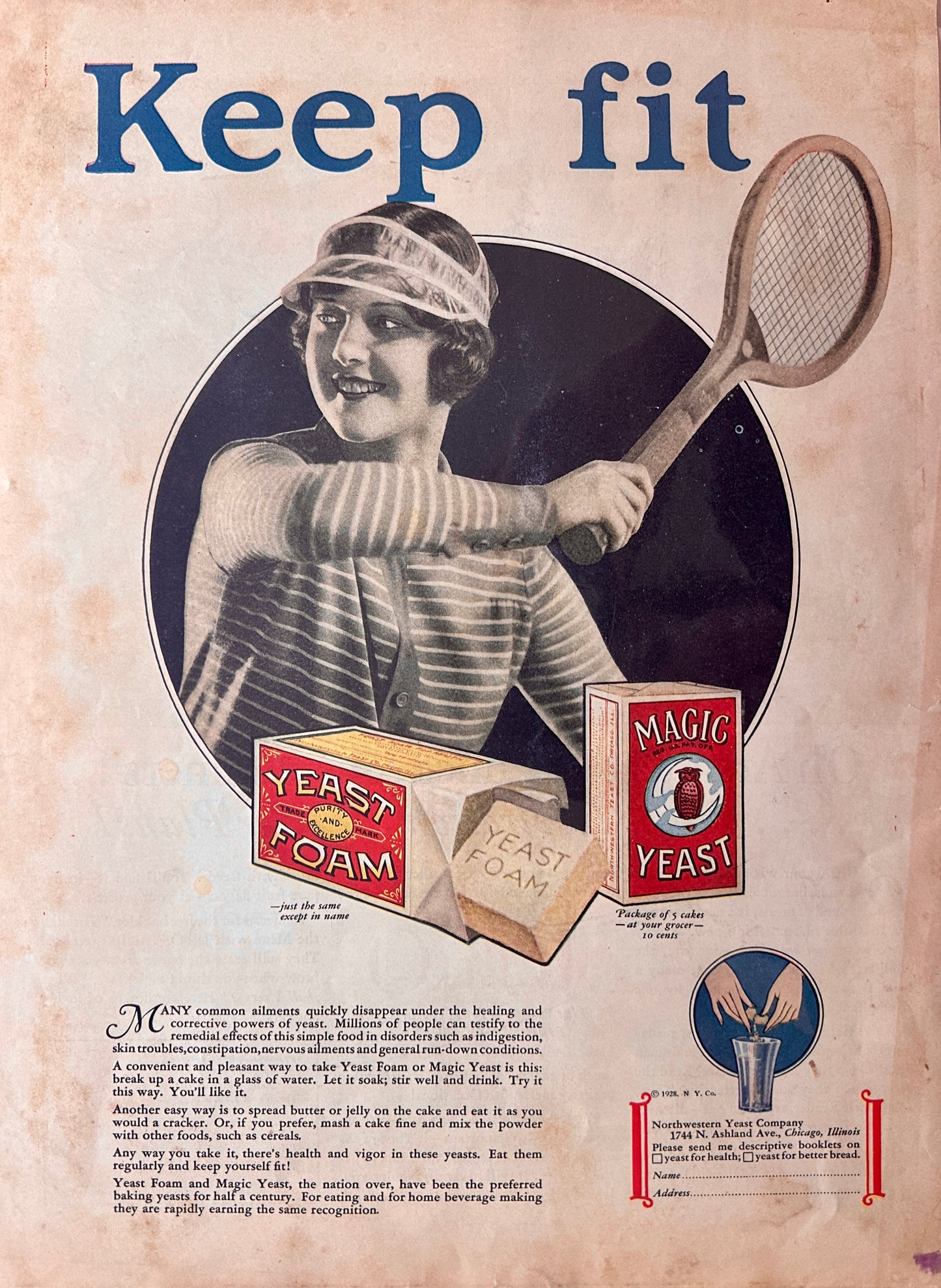1919-ish Lot of 11 Pantry Ads on 7 Pages Set #1745