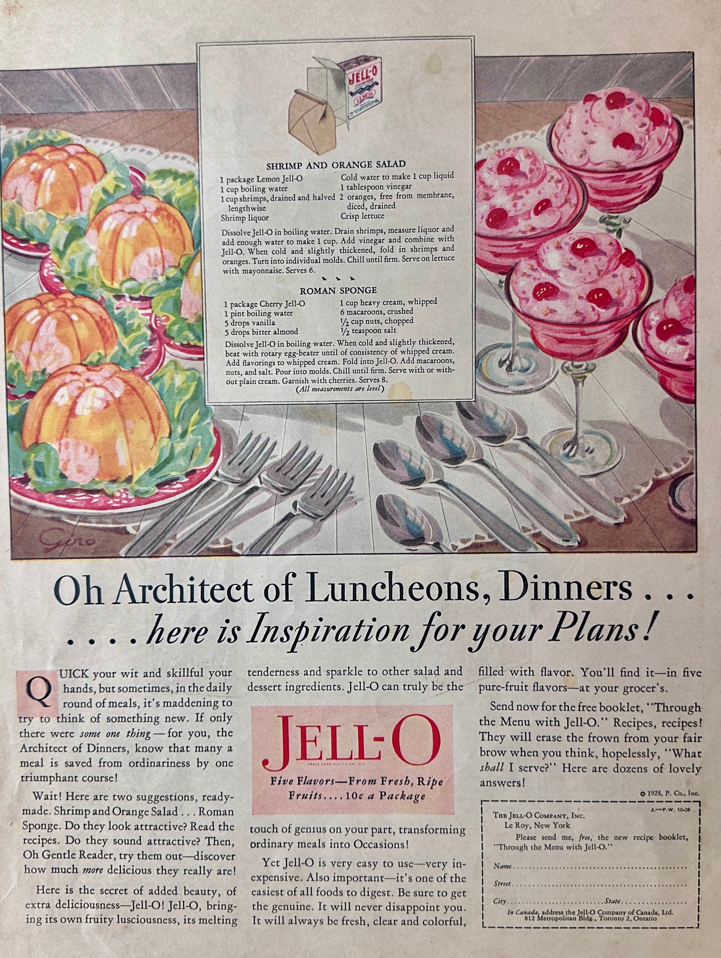 1919-ish Lot of 11 Pantry Ads on 7 Pages Set #1745