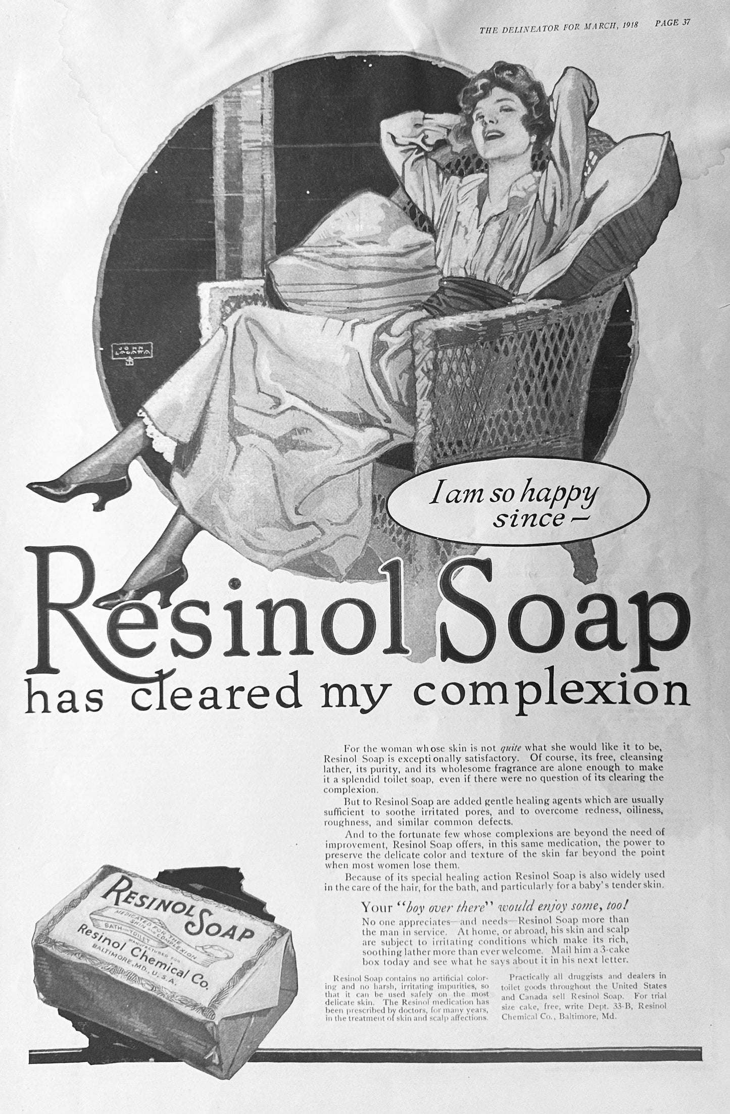 1917-1920 Antique Soap Ad Set of (5) #1749