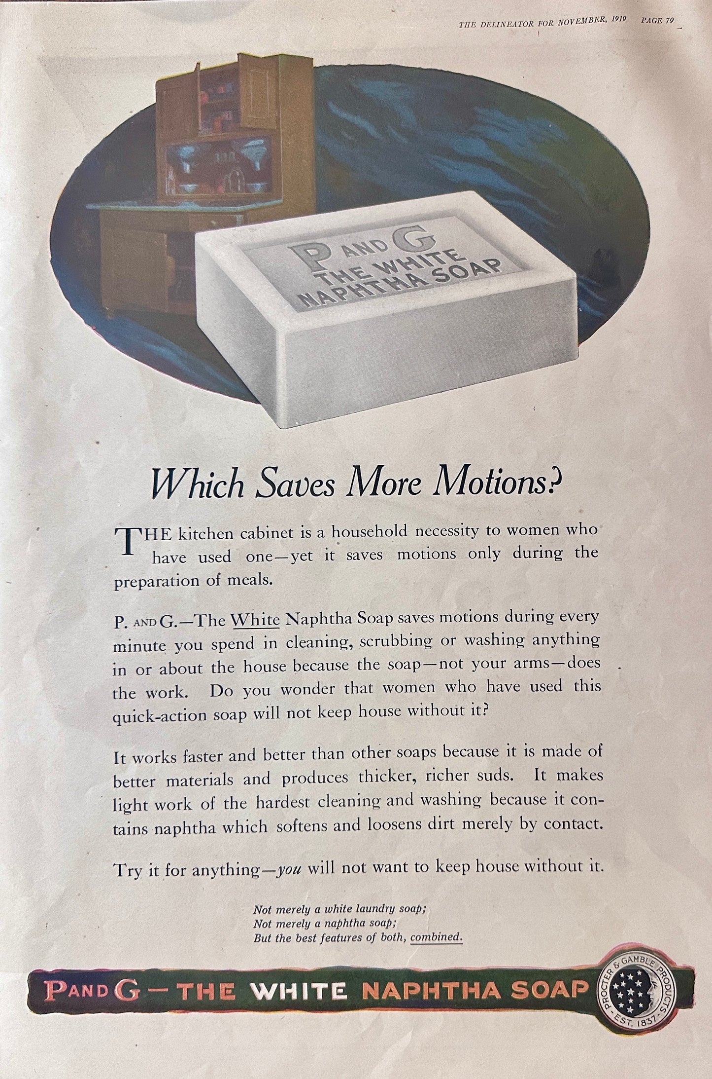 1917-1920 Antique Soap Ad Set of (5) #1749