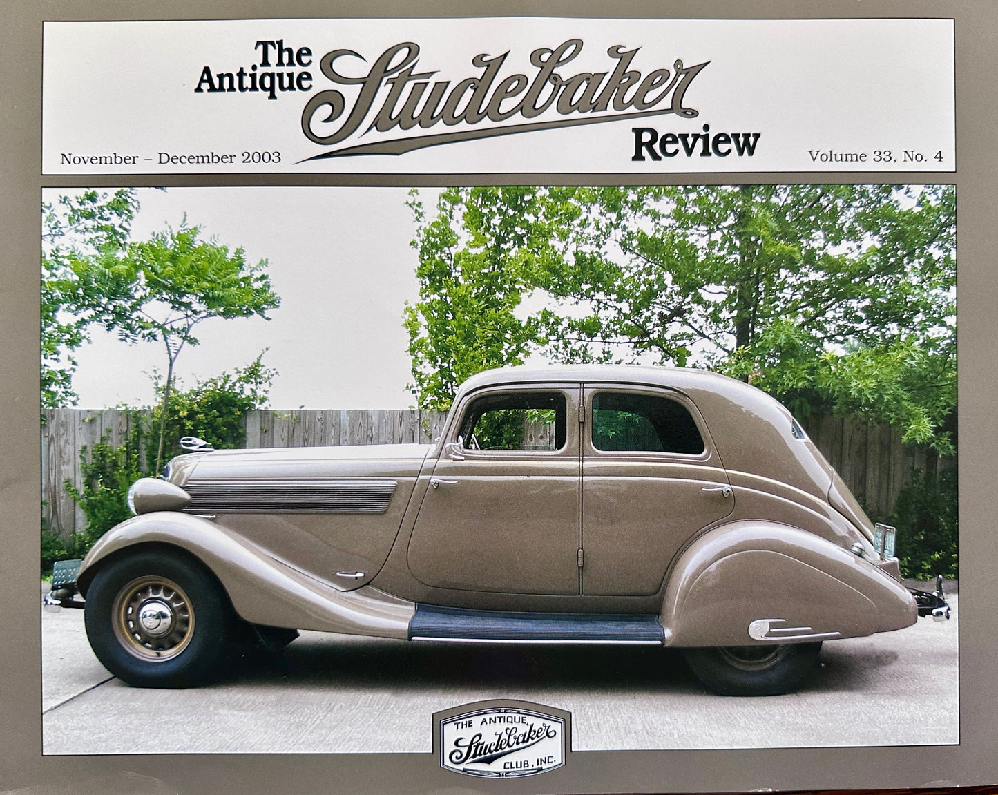 2003 Set of (4) The Antique Studebaker Review Set # STUD-10
