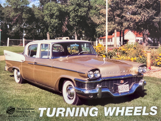Complete Set of (12) Turning Wheels Studebaker Drivers Club Magazines 2004 - SDC-100
