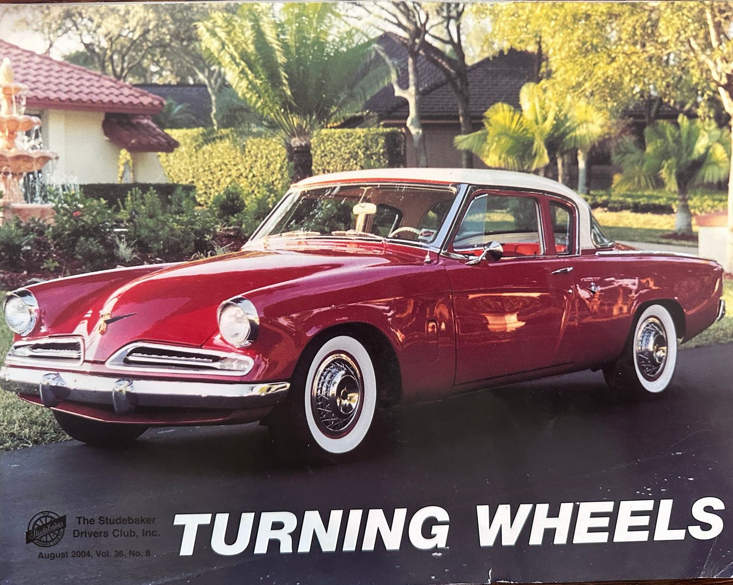 Complete Set of (12) Turning Wheels Studebaker Drivers Club Magazines 2004 - SDC-100