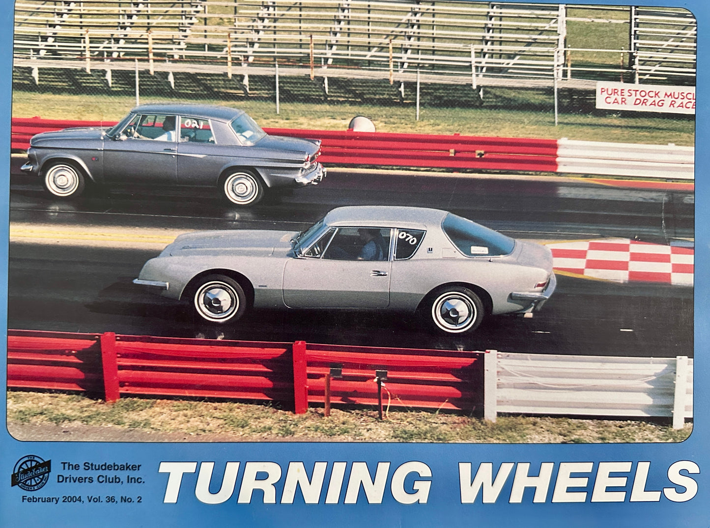 Complete Set of (12) Turning Wheels Studebaker Drivers Club Magazines 2004 - SDC-100