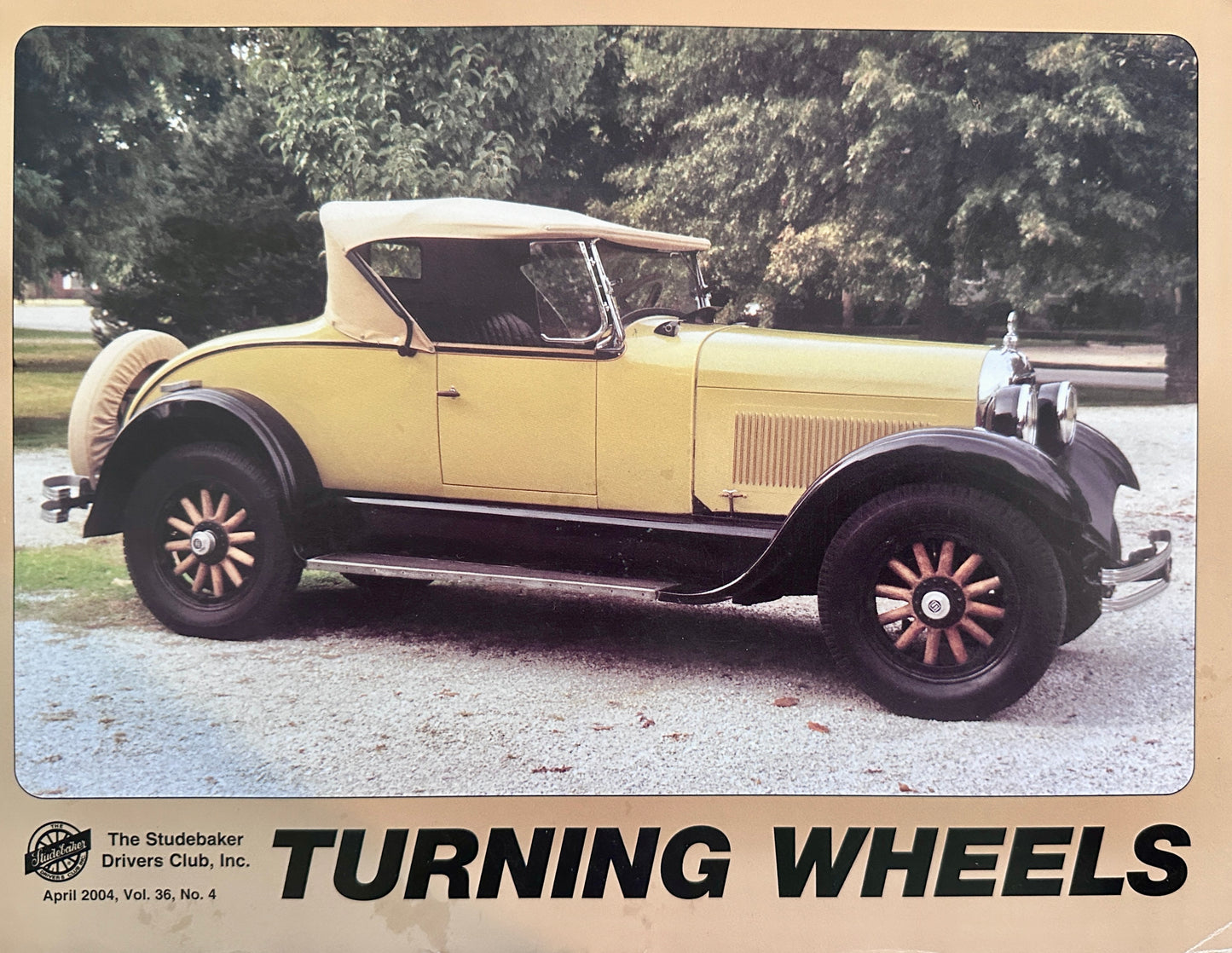 Complete Set of (12) Turning Wheels Studebaker Drivers Club Magazines 2004 - SDC-100