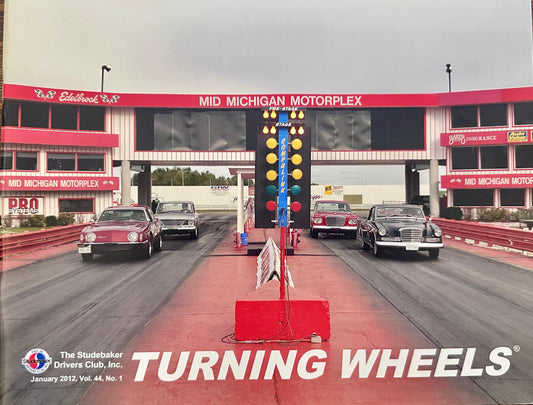 2012 Complete Set of 12 Turning Wheels Studebaker Driver's Club Magazines SDC-400