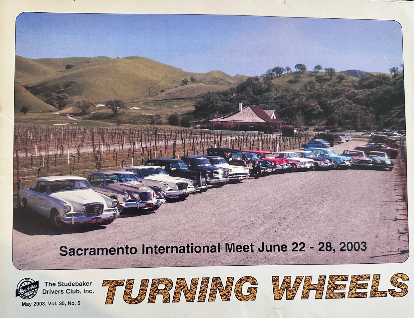 2003 Turning Wheels Set of 8 - Studebaker Drivers Club Magazines SDC-1000