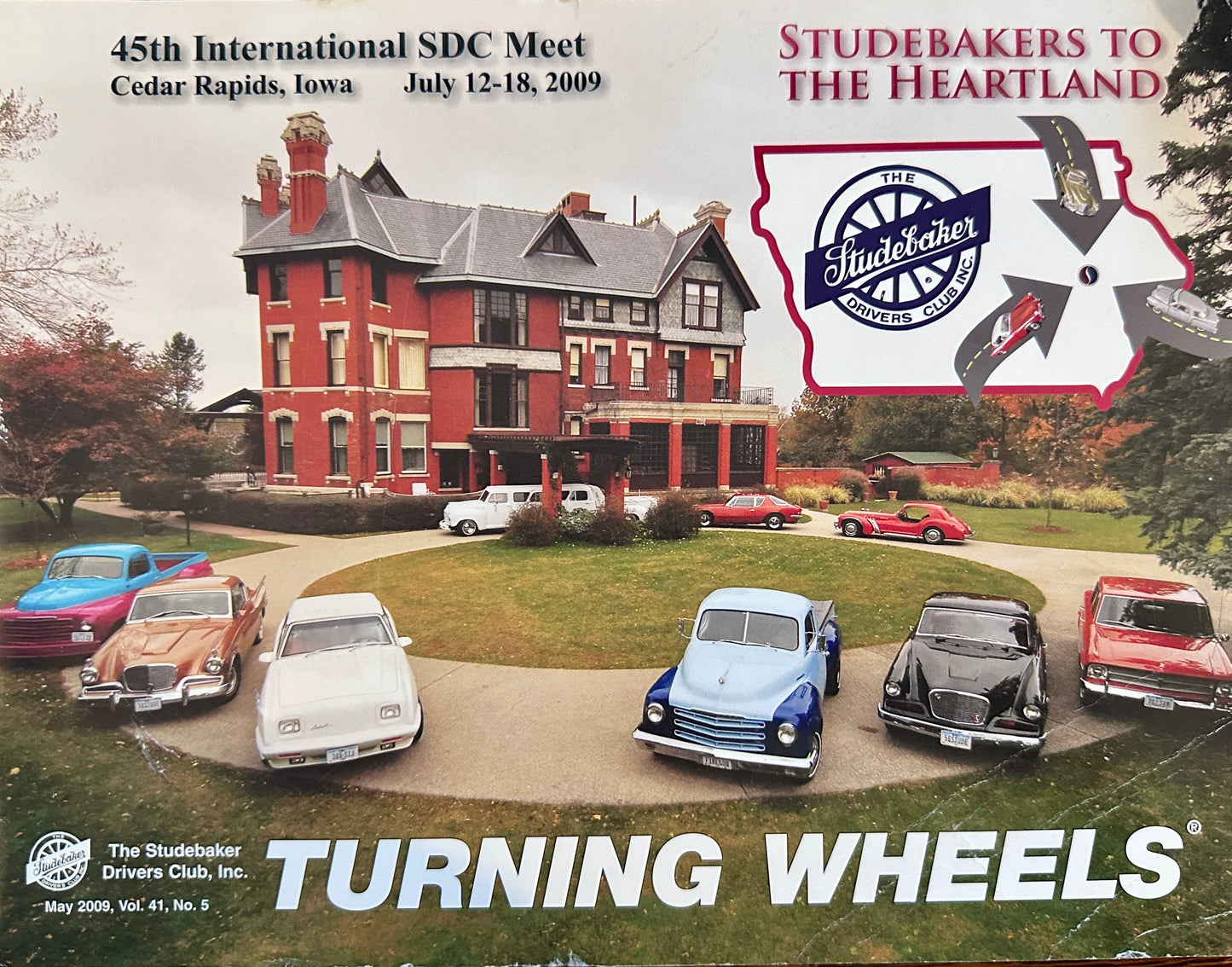 2009 Turning Wheels Set of 11 - Studebaker Drivers Club Magazines SDC-1100