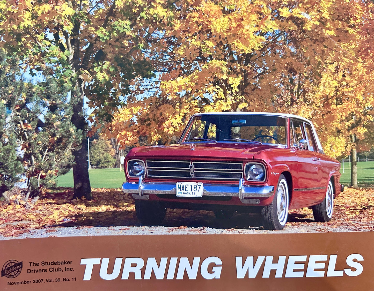 2007 Turning Wheels Set of 12 - Studebaker Drivers Club Magazines SDC-1200