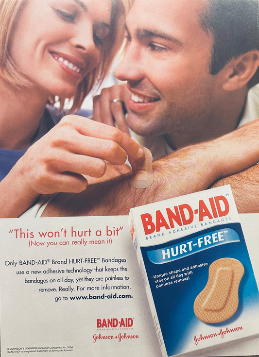 2004 Band-Aid  Brand Adhesive Bandages Magazine Ad