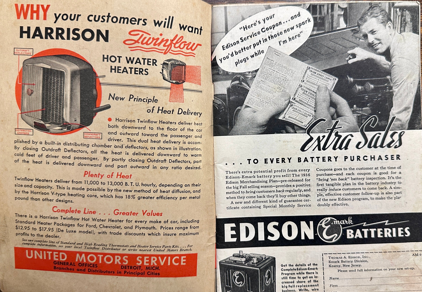 1935 Automotive Merchandizing Magazine - Intact - Good Shape MC-4