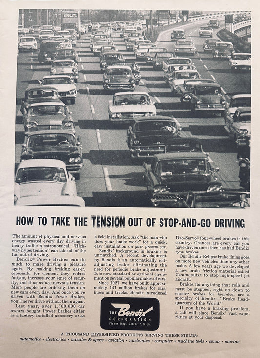 1961  Bendix Corporation Magazine Ad