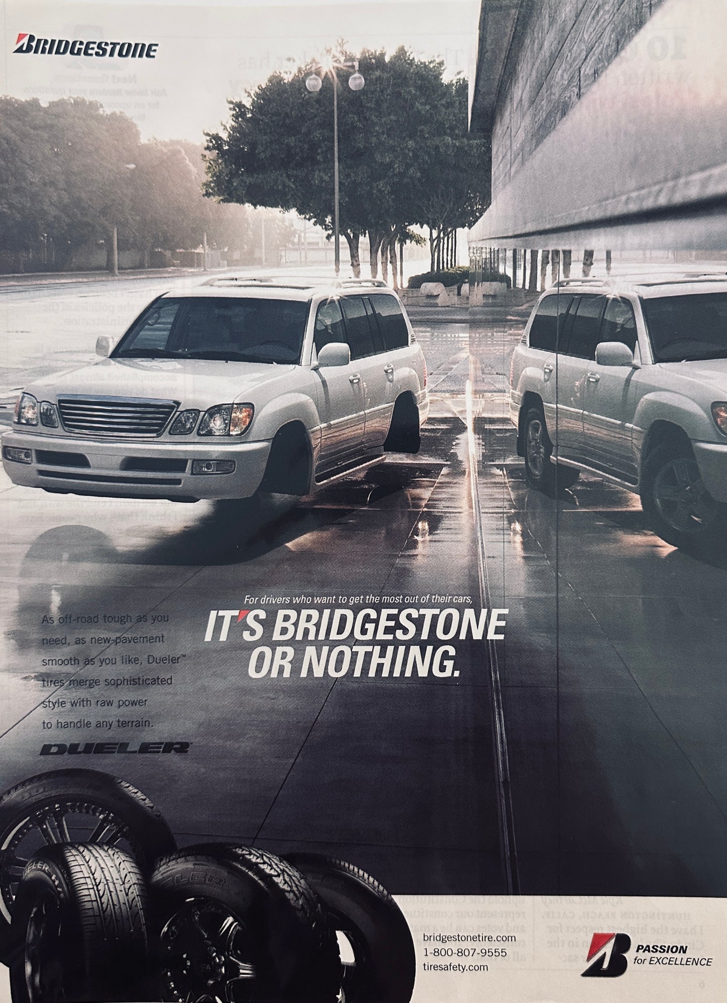 2008 It's Bridgestone of Nothing - Bridgestone Duelers - Magazine Ad