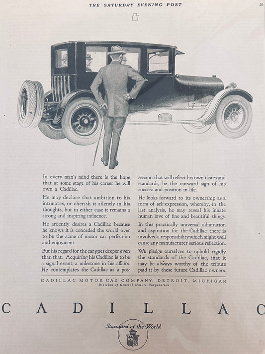 1922 Cadillac - The epitome of cars- A sign a person has truly achieved! - #436