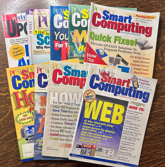 Lot of (9) PC Novice Magazines 1997 Used - Like New PC-2