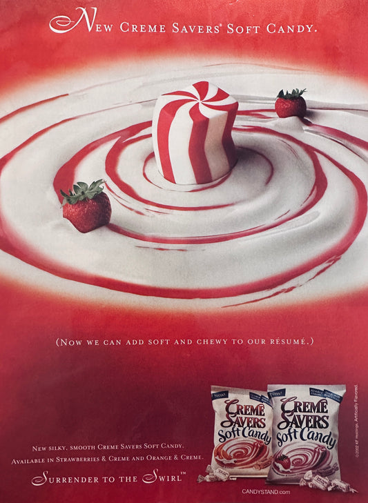 2003 Nabisco Creme Savers Soft Candy - Magazine Ad