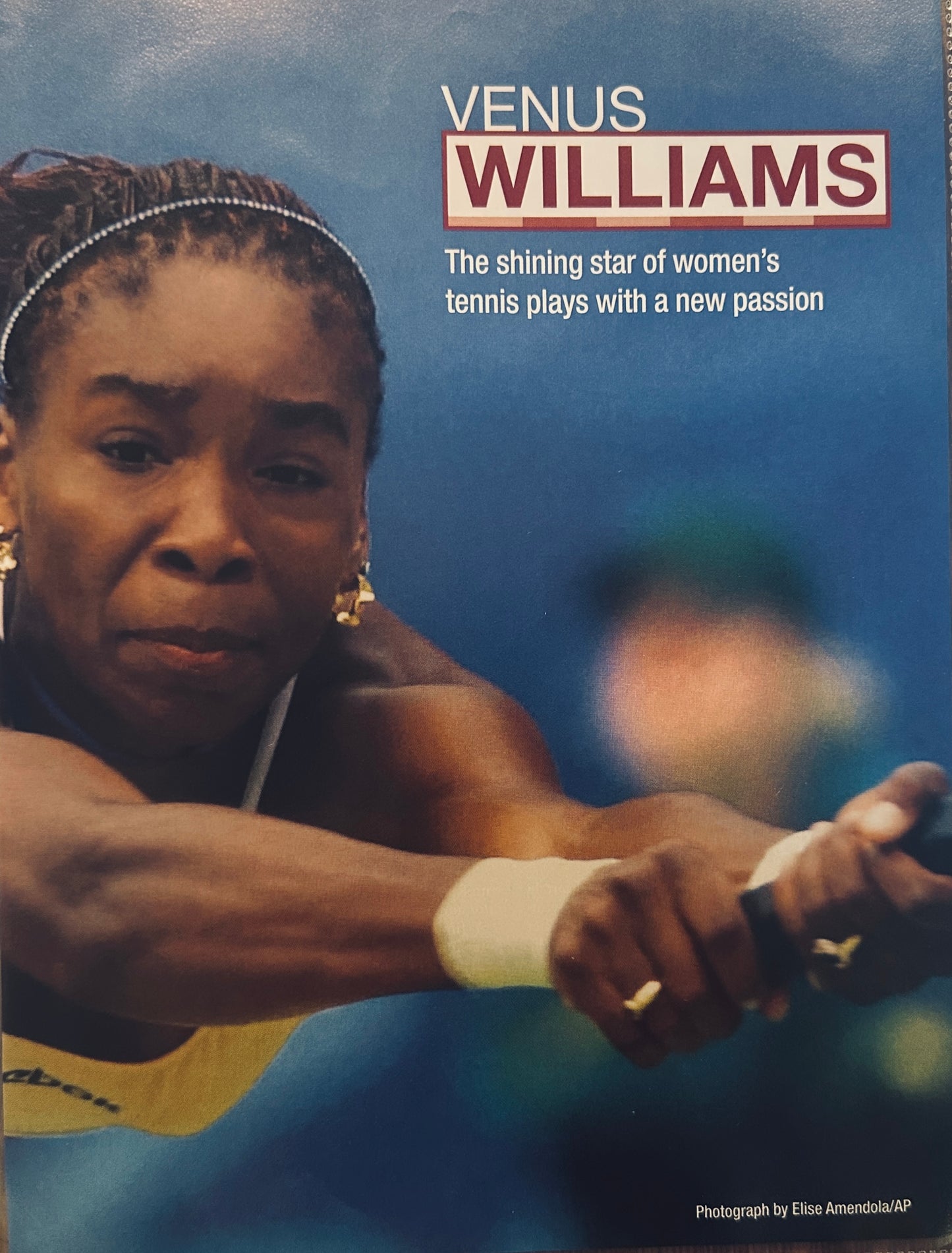 2000 Celebrities Meg Ryan and Venus Williams Magazine Prints