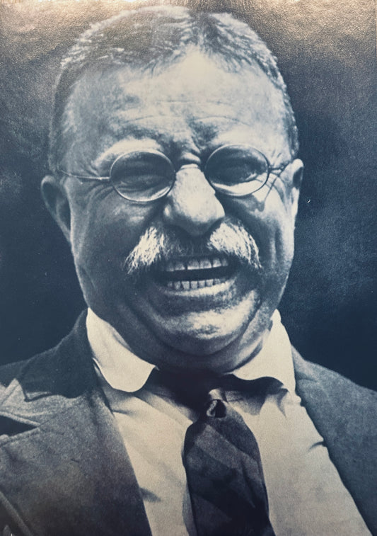 1993 Theodore Roosevelt - Reprint of Earlier Photo - Iconic Laugh