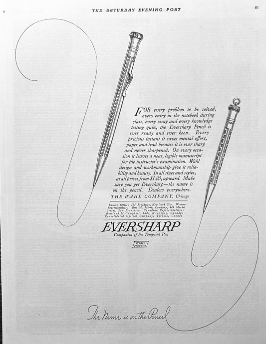 1920 Eversharp Mechanical Pencil by the Wahl Company  - #2023