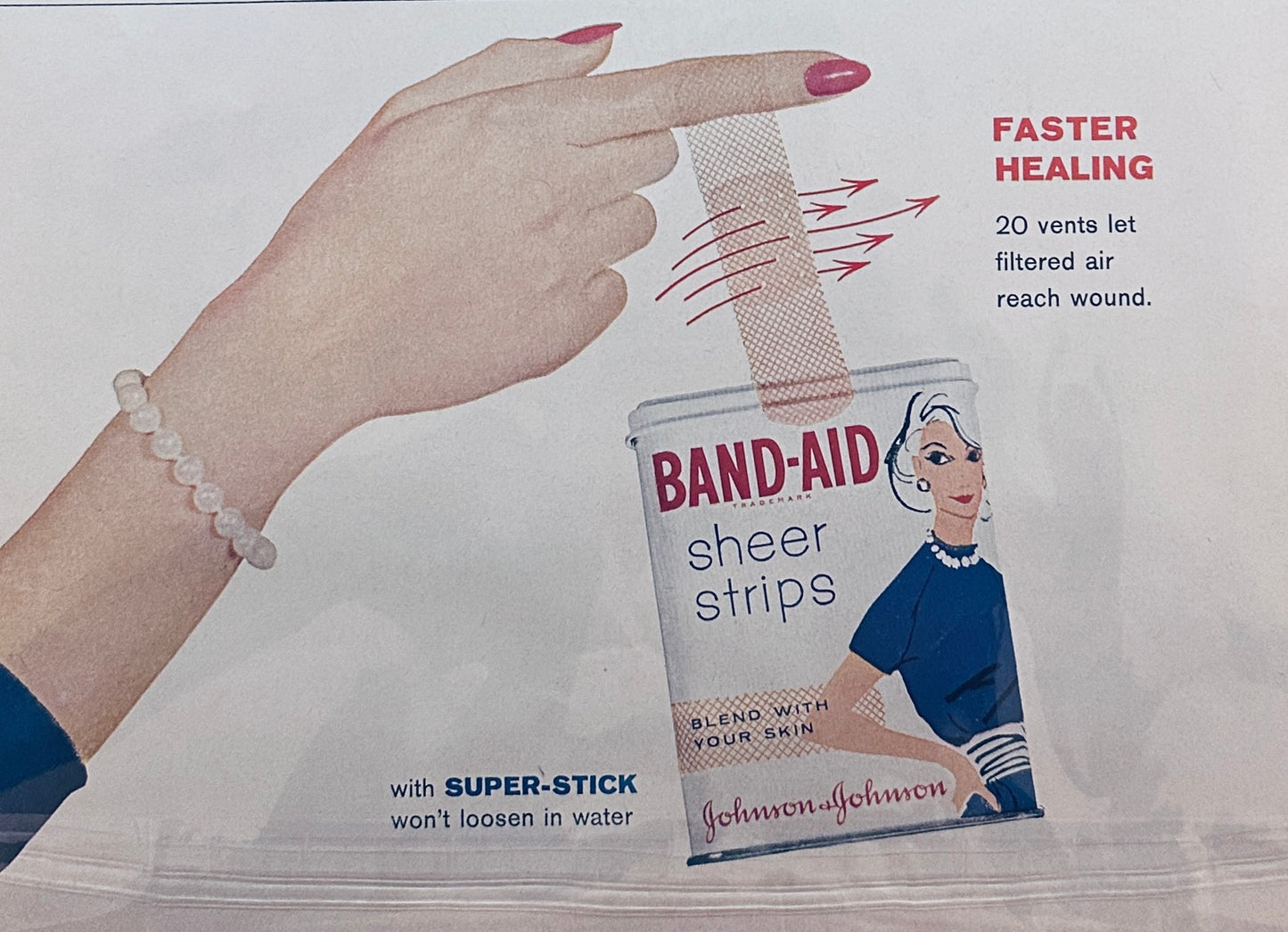 1959 Del Monte Catsup & Band Aid Adhesive Strips - Magazine Ad