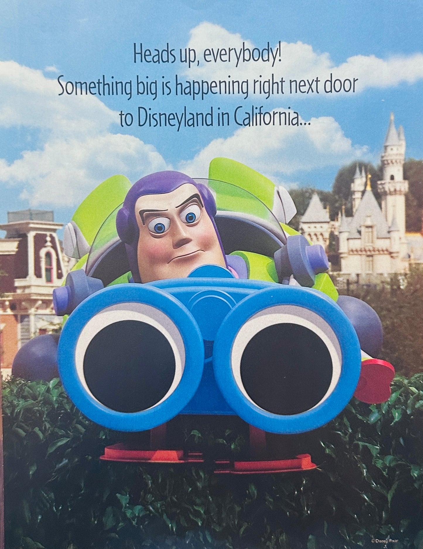 2001 Disney - Buzz Lightyear - Classic - Disneyland Magazine Ad