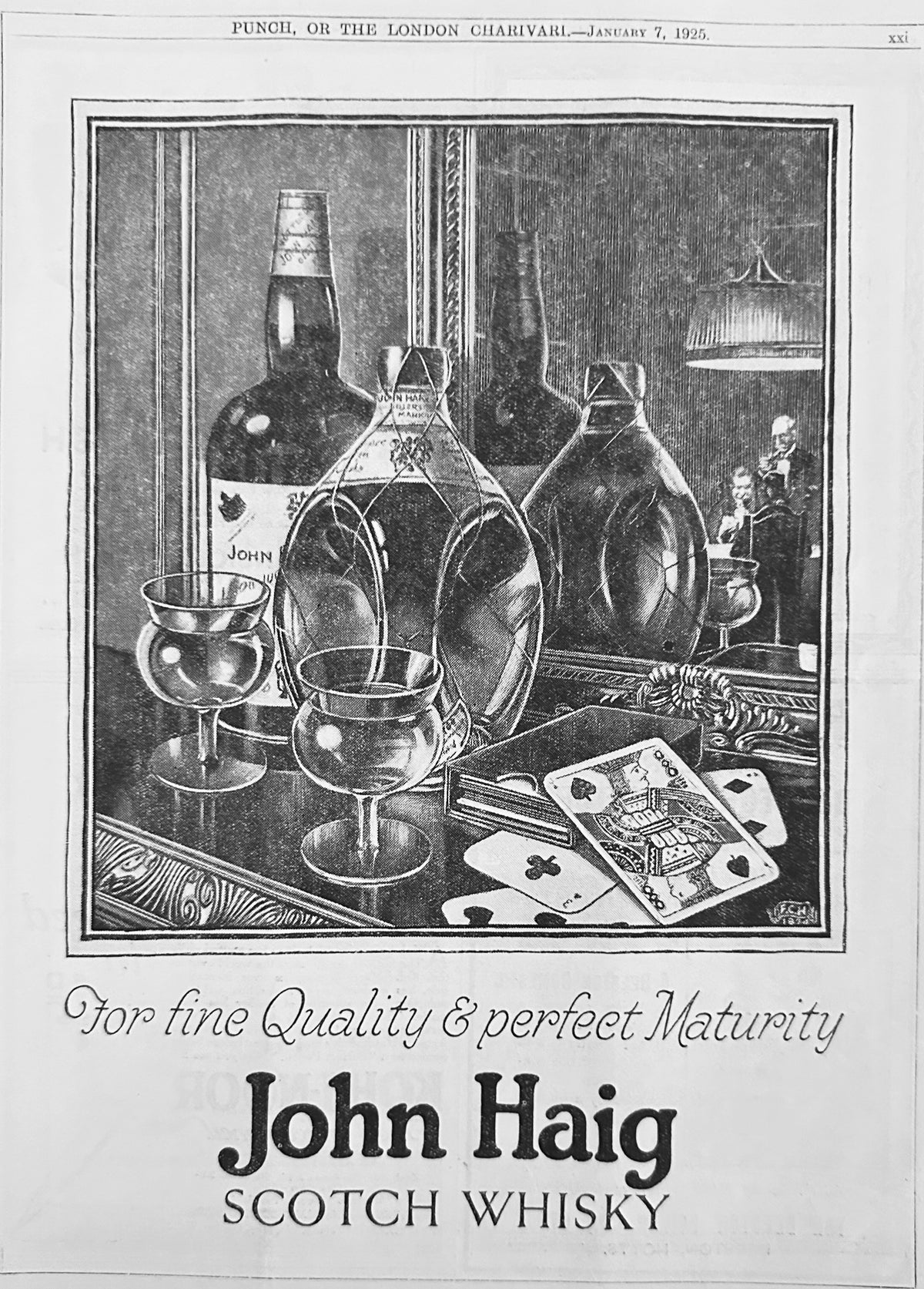 1925 John Haig Scotch Whisky British Ad #N1508